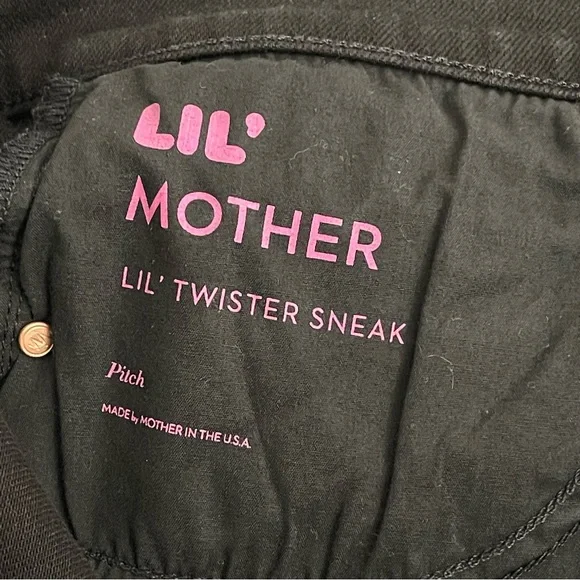 MOTHER Lil Twister Sneak Jeans Size 31 NWT - Picture 4 of 6